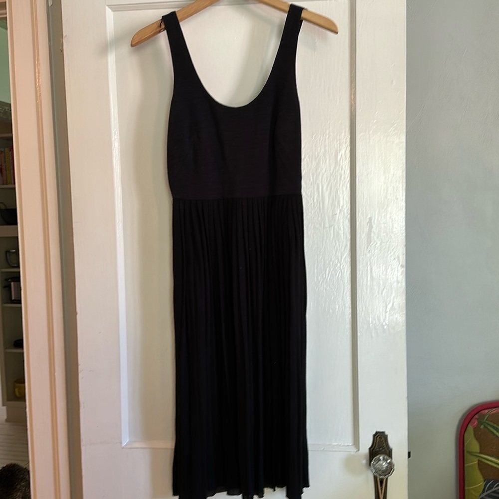 jcrew black sleeveless dress. size 2.